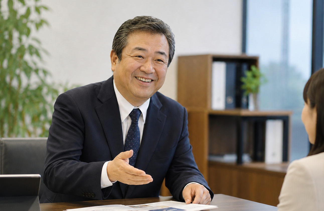 百貨店から介護へ　代表者の想い